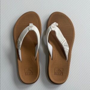 Reef White Santa Ana Flip Flops